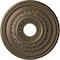 Ekena Millwork Orleans Ceiling Medallion (Fits Canopies up to 4 5/8"), 17 5/8"OD X 3 5/8"ID X 1 7/8"P, Warm Silver CM17OLWSS - alternate 1